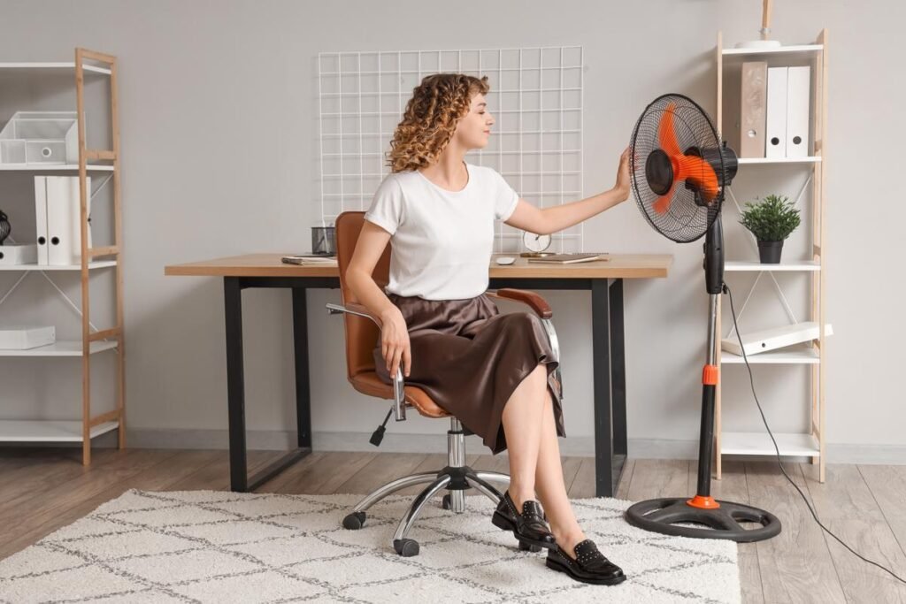 how to stop bum sweat on chair